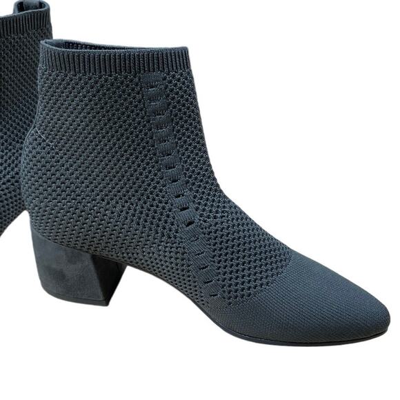 Eileen Fisher Purl Graphite Stretch Gray Women's Bootie Size 7 New Without Box - Picture 4 of 8
